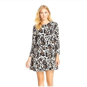 CeCe By Cynthia Steffe 'Asha' Animal Print Mini Babydoll Dress